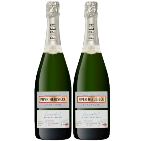 2x Piper Heidsieck Essentiel Blanc de Blancs Extra Brut Champagne and Sparkling buy online