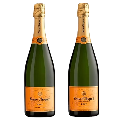 Veuve Clicquot Brut 2x Bottles Champagne and Sparkling buy online