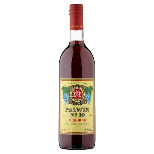 Palwin No 10 Menorah Red Kosher Red Wine Israel buy online
