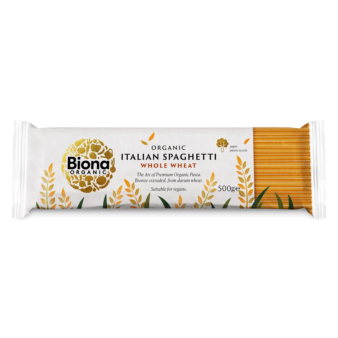 Biona Organic Wholewheat Spaghetti 500g