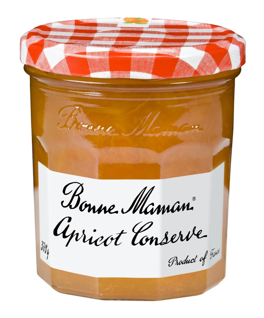 Bonne Maman Apricot Fruit Conserves Jam 370g premium French apricot preserve available at The Velvet Corner