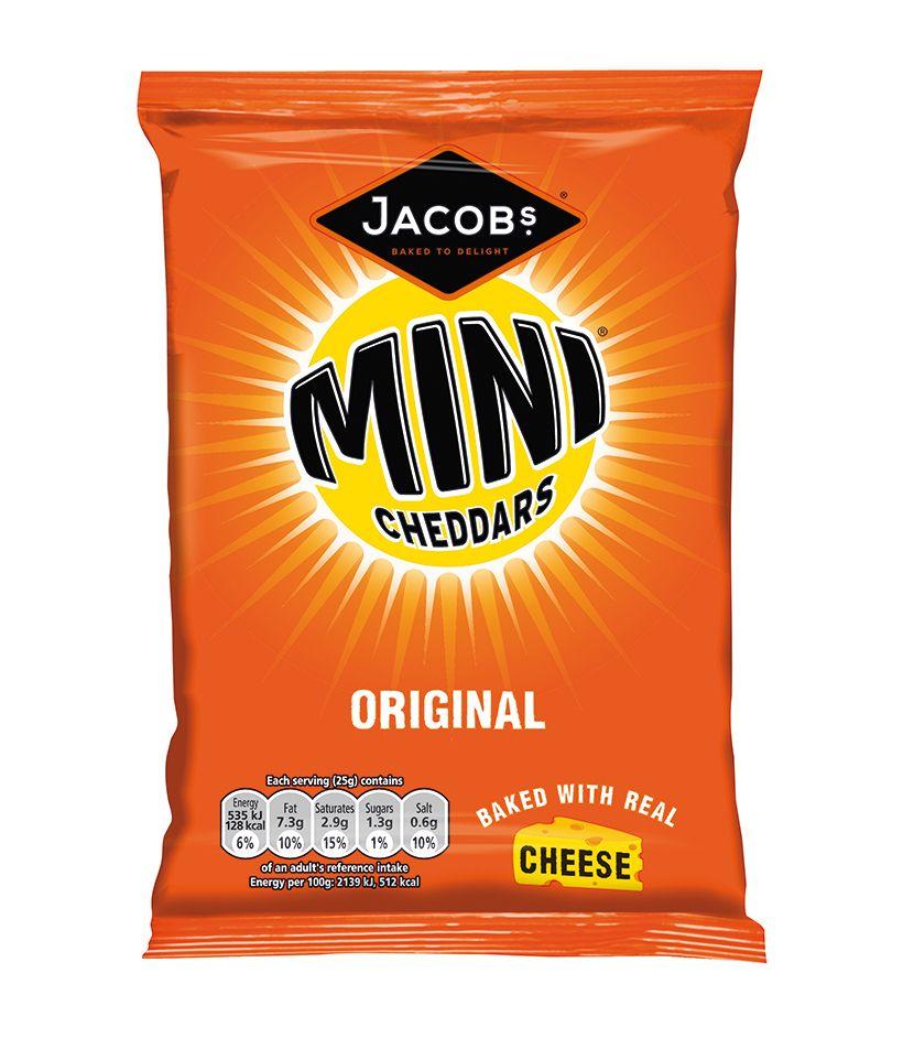 Jacob's Mini Cheddars Original baked cheese snacks 90g bag