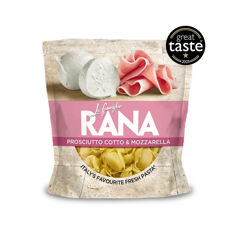 La Famiglia Rana Prosciutto Cotto & Mozzarella Tortelloni 250g