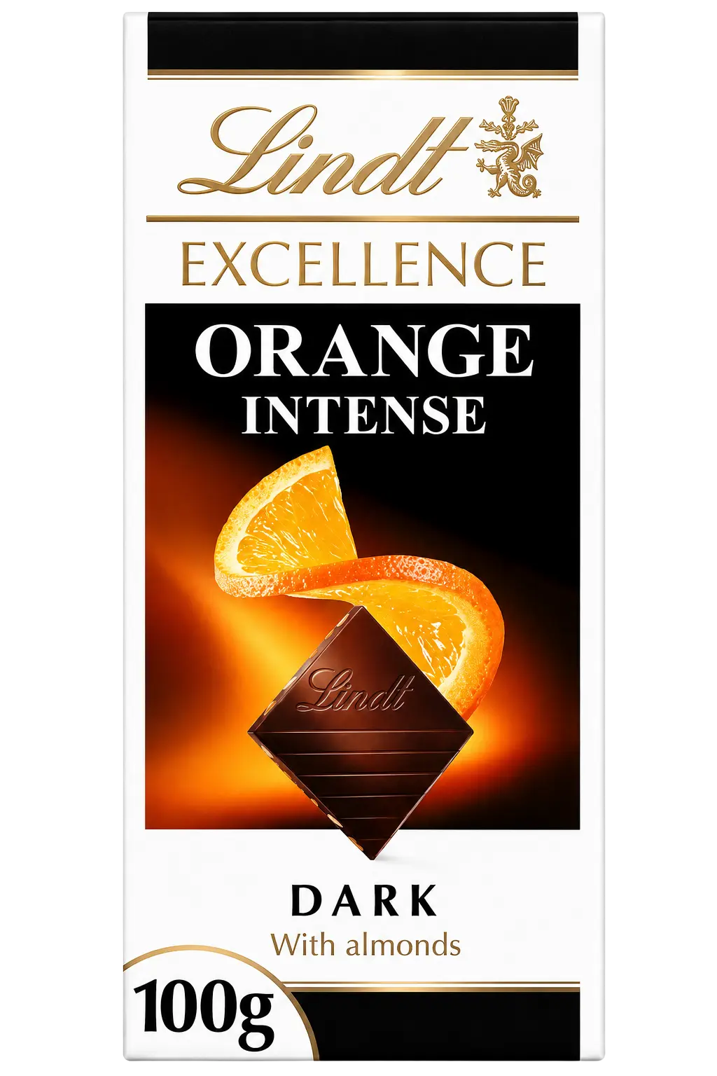Lindt Excellence Orange Intense Dark Chocolate Bar 100g