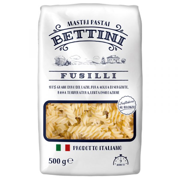 Mastri Pastai Bettini Fusilli Pasta 500g pack