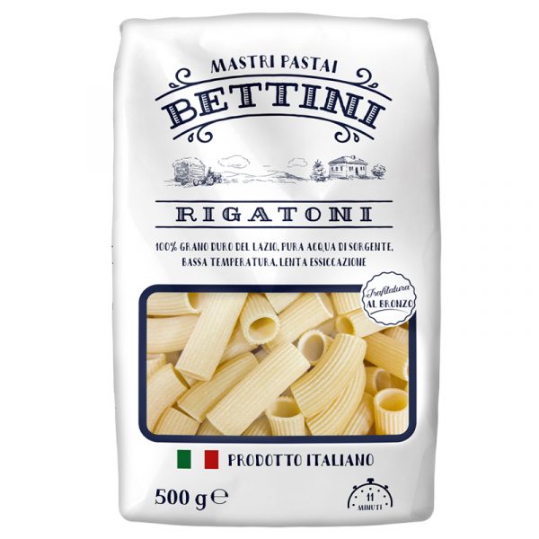 Mastri Pastai Bettini Rigatoni Pasta 500g pack