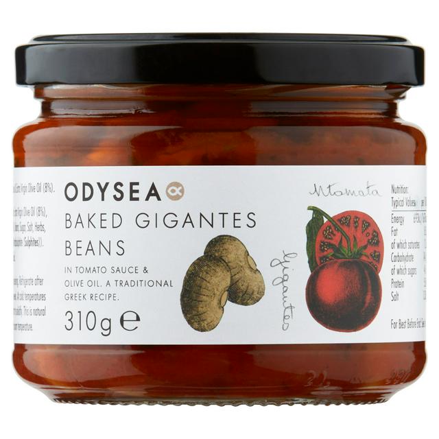 Odysea Baked Gigantes Beans 4 x 310g Mediterranean pantry product available at The Velvet Corner