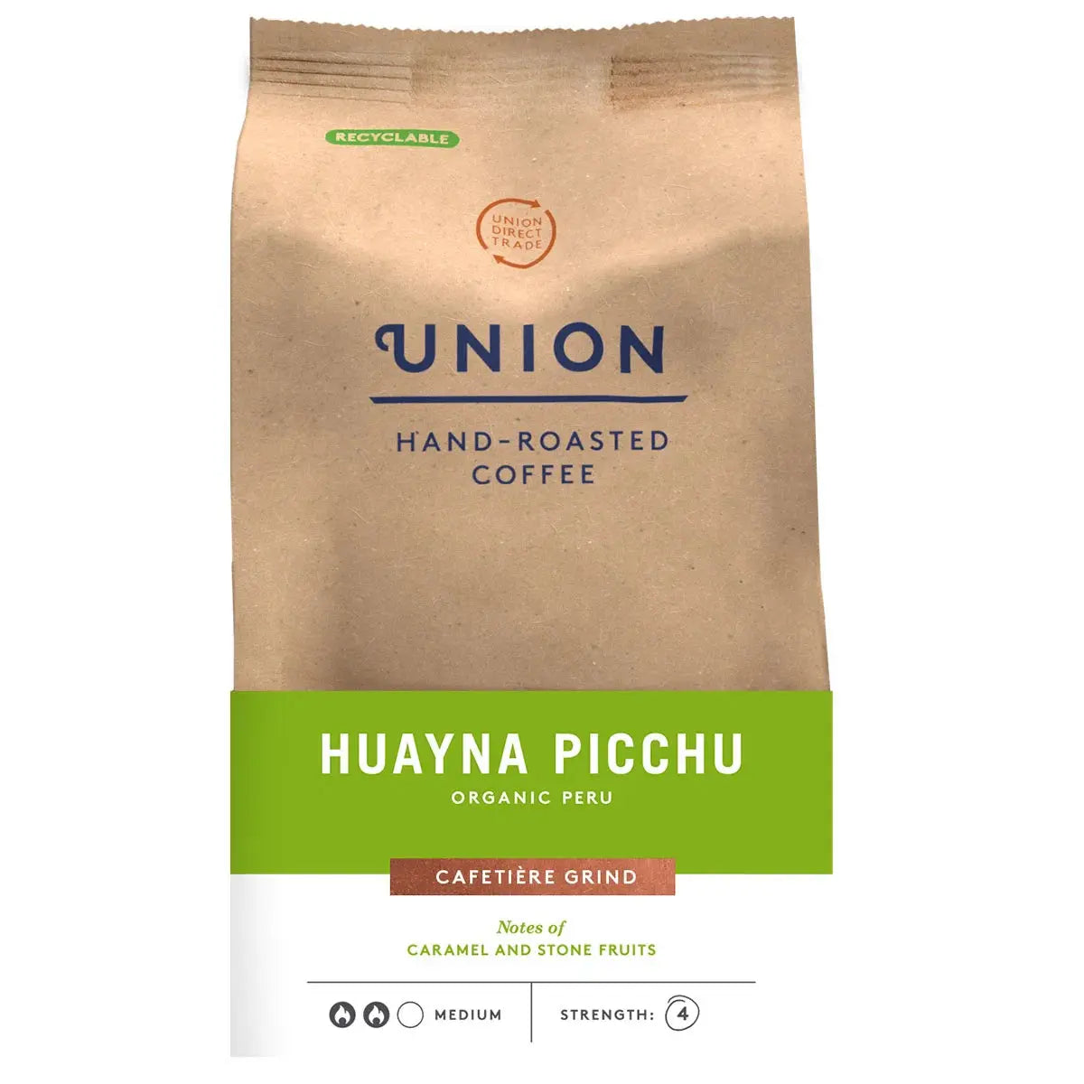 Union Huayna Picchu Organic Ground Coffee 200g