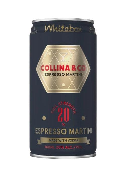 Whitebox Cocktails Collina & Co Espresso Martini 100ml Ready-to-Drink Coffee Cocktail Can