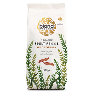 Biona Organic Wholegrain Spelt Penne 500g