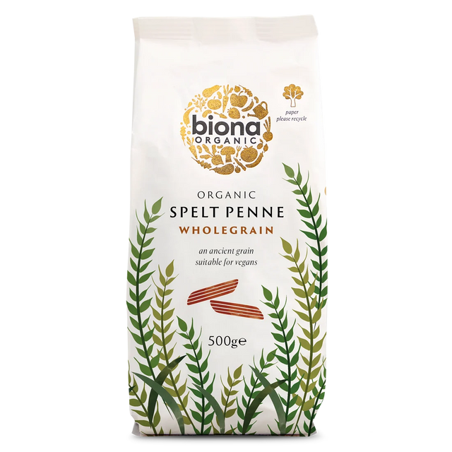Biona Organic Wholegrain Spelt Penne 500g