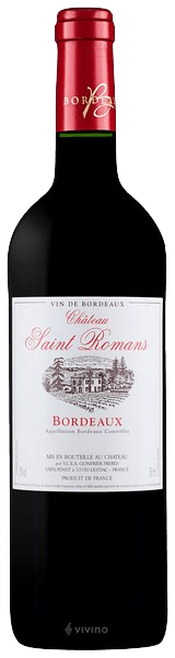 Chateau Saint Romans Bordeaux 2021 Merlot France buy online