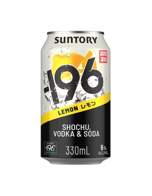 Suntory 196 Lemon Shochu Vodka and Soda 330ml Spirits buy online