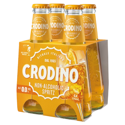 Crodino Non Alcoholic Spritz 4x17 5cl Spirits buy online