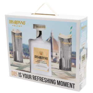 Disaronno Velvet Liqueur Gift Set with Glasses Liqueurs buy online