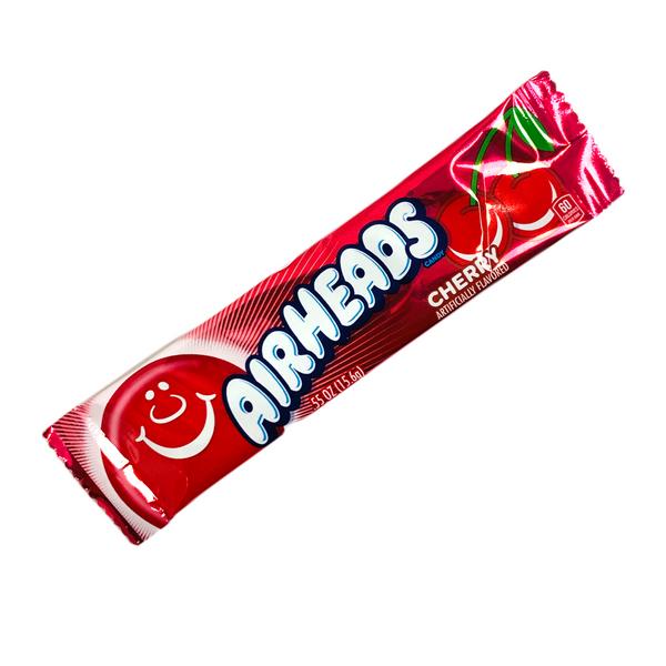 Airheads Cherry Candy Bar 15.6g chewy cherry flavoured American taffy candy
