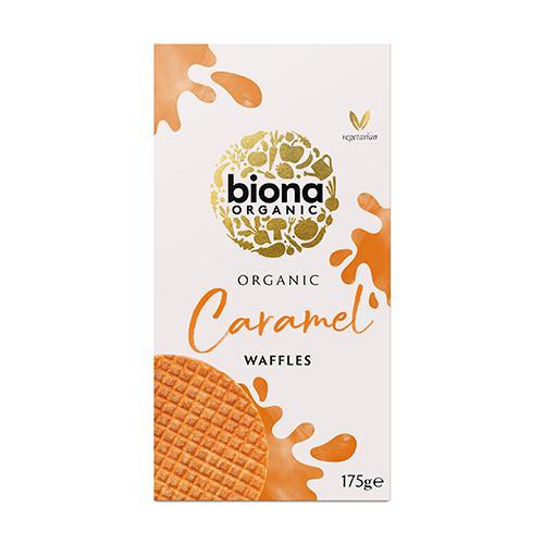 Biona Organic Caramel Waffles 175g