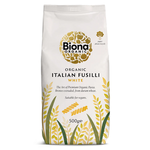 Biona Organic White Fusilli Pasta 500g
