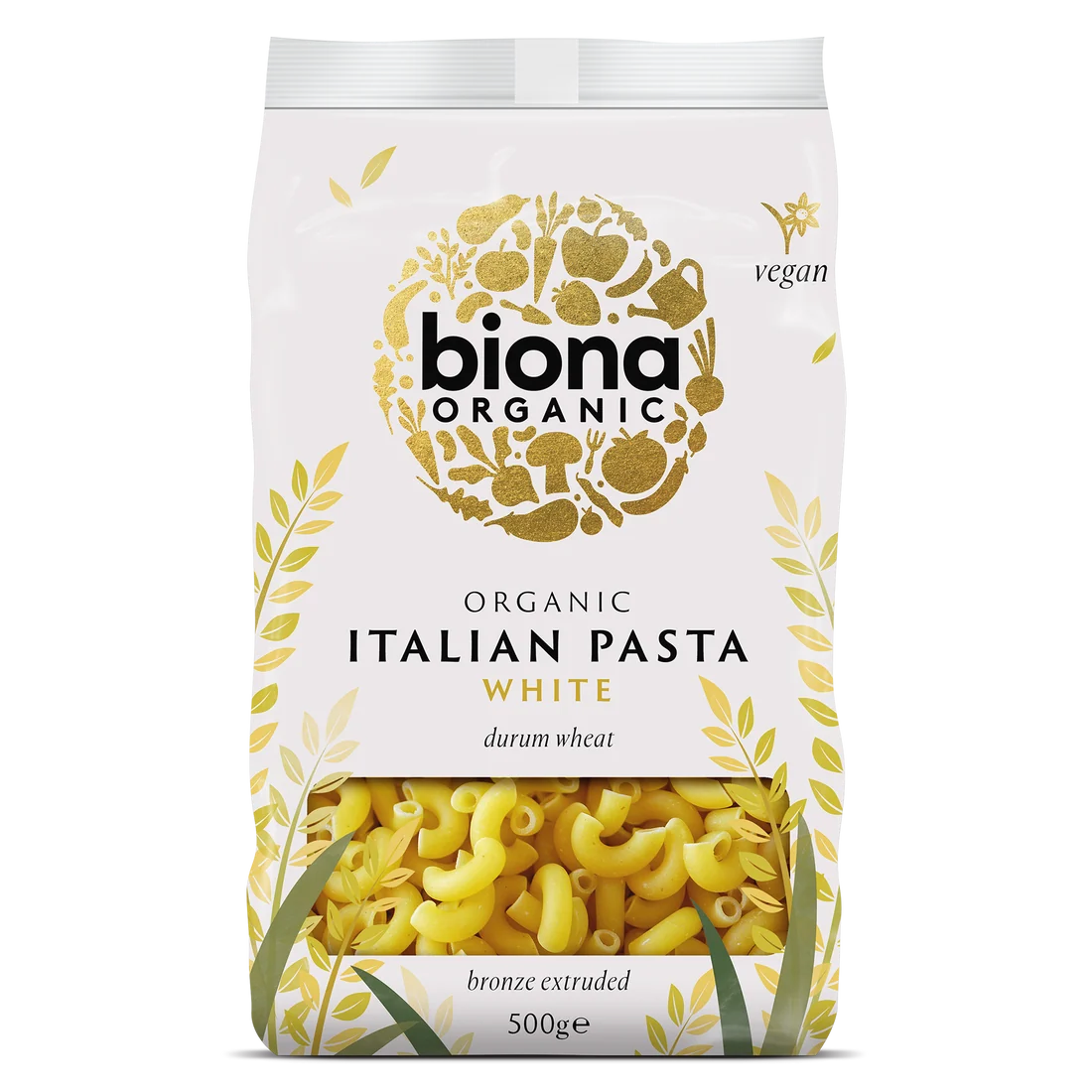 Biona Organic White Macaroni Pasta 500g