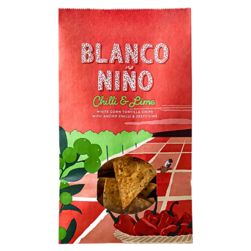 Blanco Niño Chilli & Lime Authentic Tortilla Chips 170g