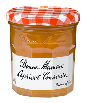 Bonne Maman Apricot Fruit Conserves Jam 370g premium French apricot preserve available at The Velvet Corner