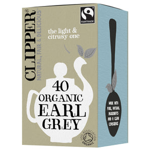 Clipper Fairtrade Organic Earl Grey Tea 40 Bags – 96g