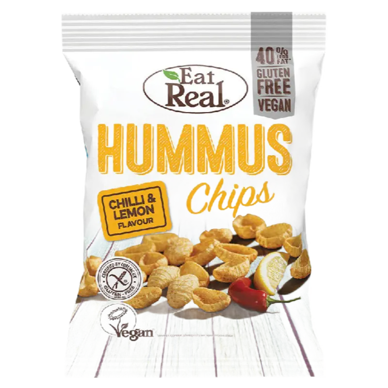 Eat Real - Hummus Chips Chilli & Lemon - 110g

