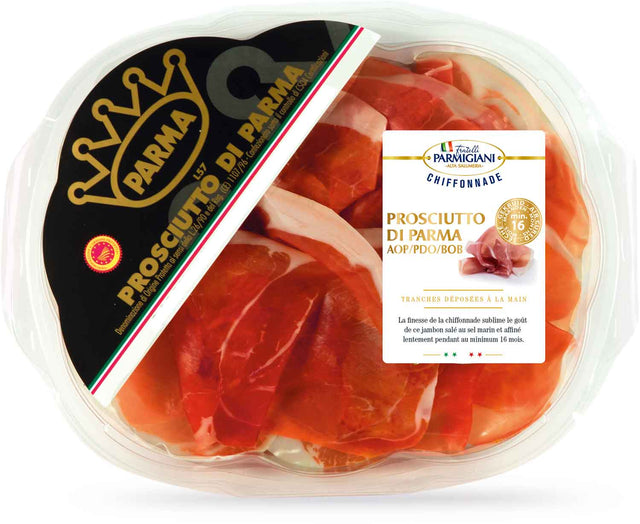 Fratelli Parmigiani Prosciutto di Parma DOP sliced ham 80g pack