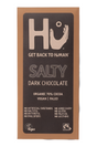 Front pack of Hu Kitchen Salty Dark Chocolate Bar 60g