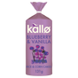 Kallo Blueberry and Vanilla Rice and Corn Cakes 131g pack