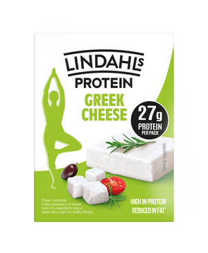 Lindahls Protein Greek Cheese 135g high protein vegetarian salad cheese