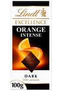 Lindt Excellence Orange Intense Dark Chocolate Bar 100g