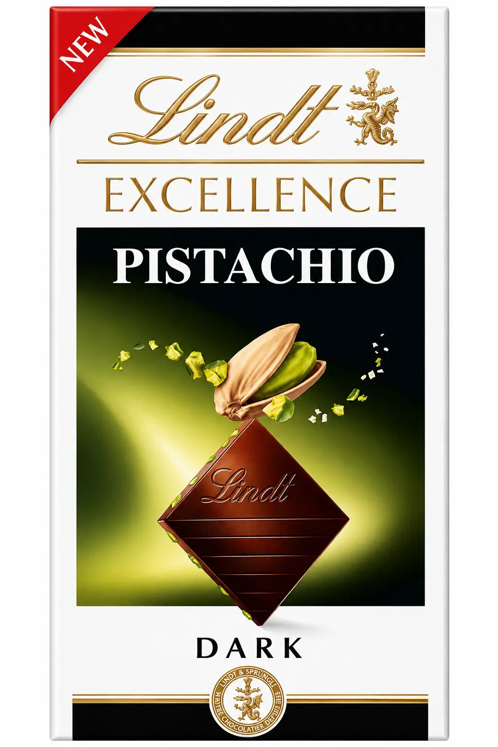 Lindt Excellence Pistachio Dark Chocolate Bar 100g