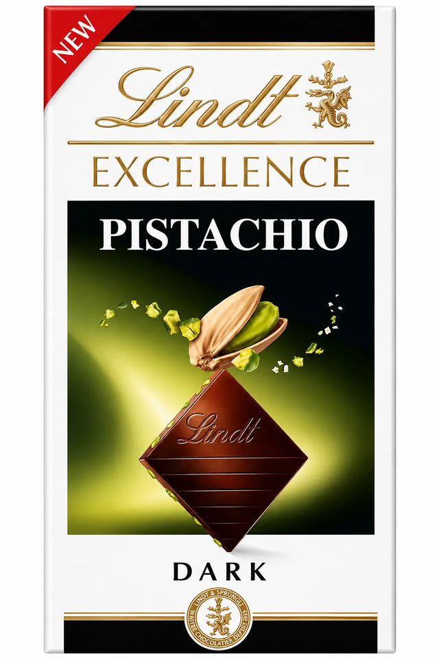 Lindt Excellence Pistachio Dark Chocolate Bar 100g