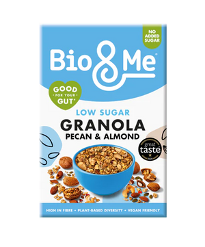 Low Sugar Naturally Granola 360g high fibre plant-based breakfast granola available at The Velvet Corner