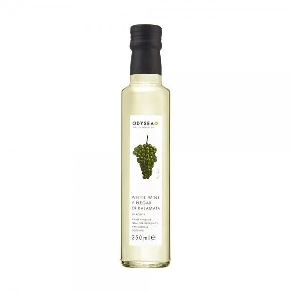 Odysea White Wine Vinegar of Kalamata 250ml Mediterranean oil or vinegar product available at The Velvet Corner