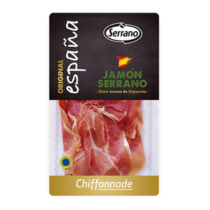 Serrano Jamón Serrano Chiffonnade IGP thin-sliced ham 100g pack