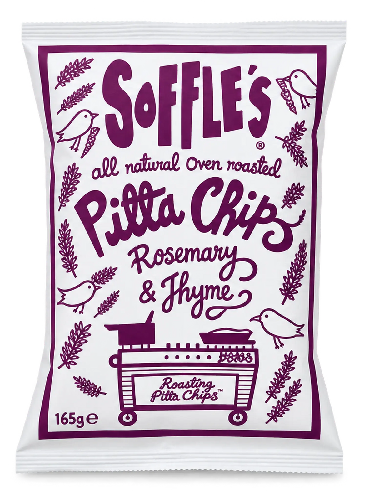 Soffle’s Rosemary & Thyme Pitta Chips 165g