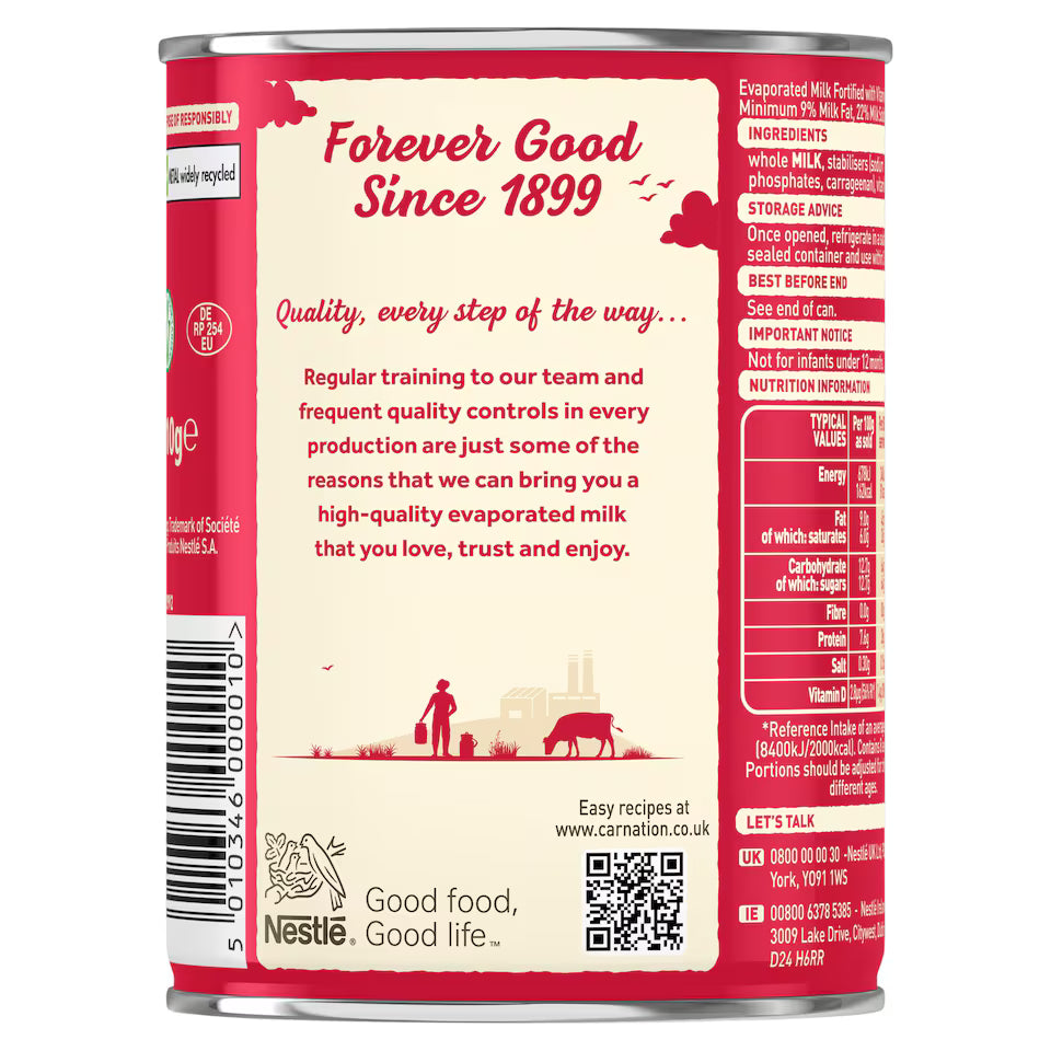 Carnation Evaporated Milk 410g