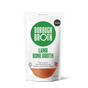 A 322g stand-up pouch of Borough Broth Lamb Bone Broth on a white background. The packaging is white with a prominent green circular logo containing the brand name 'BOROUGH BROTH' in white, green text for 'LAMB BONE BROTH', and a brown section at the bottom representing bone broth.