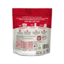 Back view of a 300g stand-up pouch of Protein From Plant food, showing product information, instructions, and a 'STAN ME' QR code on a white background.