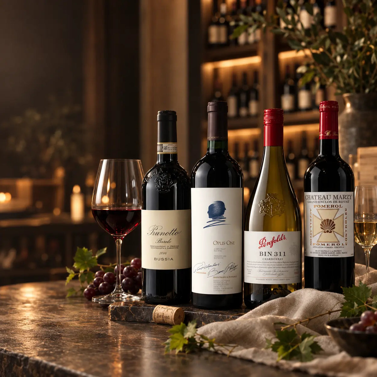 Members of The Velvet Circle tasting wine